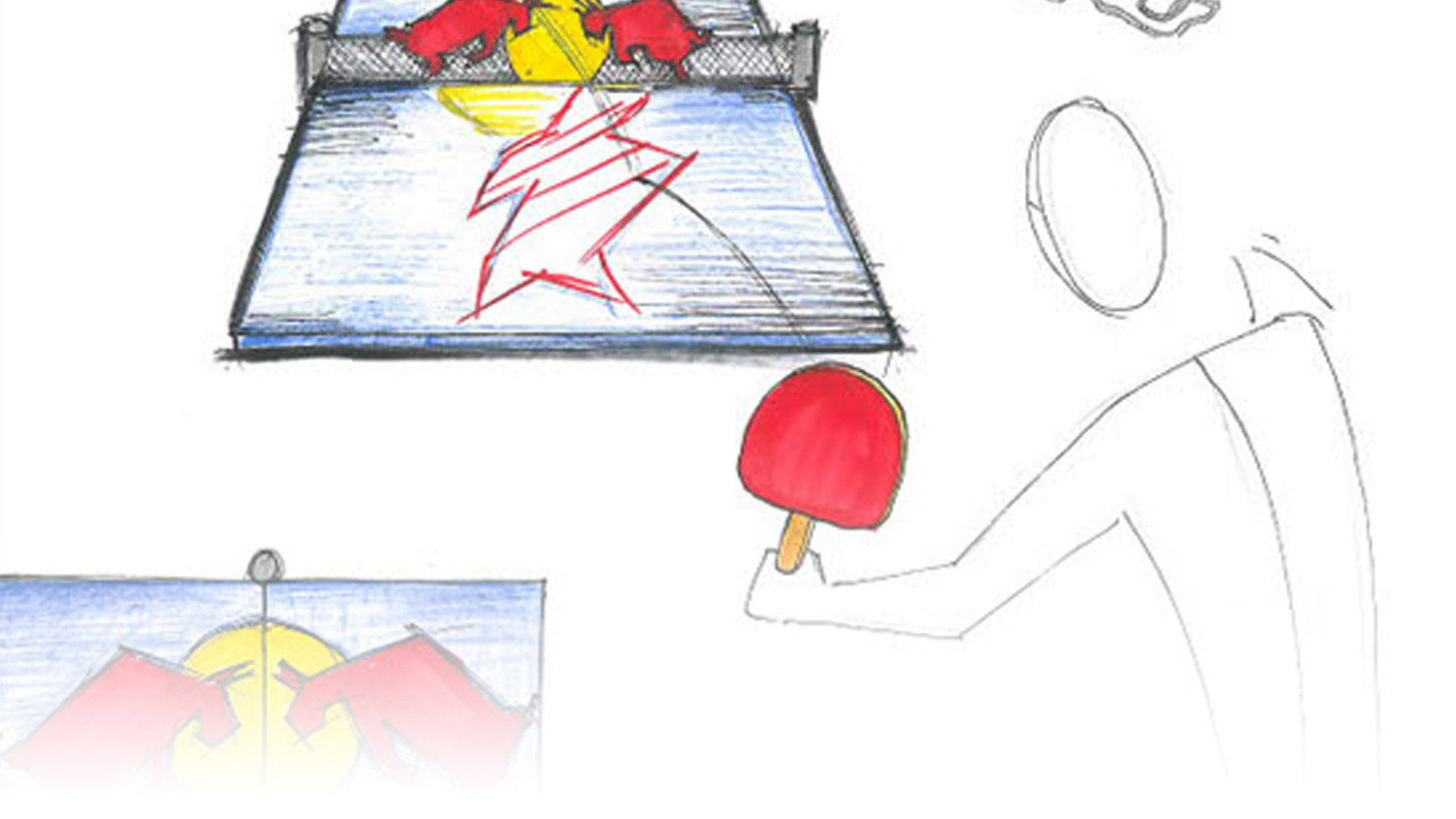 Table tennis goes crazy – クリエーティブ・スタッフ